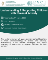 Understanding & Supporting Children with Stress & Anxiety 
