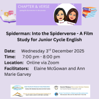 Spiderman: Into the Spiderverse - A Film Study for Junior Cycle English - 25LCAU55 (Elaine McGowan & Ann Marie Garvey)