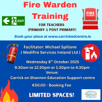Fire Warden Training for School Staff - 25LCAU35 - Group 1 (Facilitator Michael Spillane)