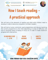 How I teach reading - A practical approach - 25LCAU37 (Facilitator Annette Ormond)