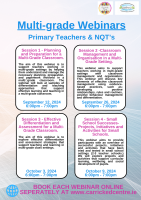 Planning and Preparation for a Multi-Grade Classroom - 24LCAU44 (Facilitator Katie Curran)