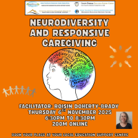 Neurodiversity and responsive caregiving - 25LCAU34 (Facilitator Roisin Doherty-Brady)