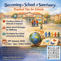 Becoming a School of Sanctuary: Practical Tips for Schools - 26LCSP46 (Facilitator Sarah Corcoran)