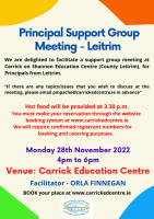 Principal Support Group Meeting - Leitrim - 22LCSP97