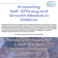 Promoting Self- Efficacy and Growth Mindset in Children - 24LCSP30