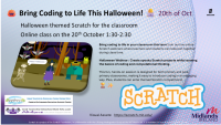 Bring coding to life this Halloween - Classroom student Zoom - 25LCAU64 (Facilitator Elizabeth Clinton)