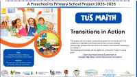 Tús Maith: Transitions in Action – A Preschool to Primary School Project 2025-2026: Information Webinar